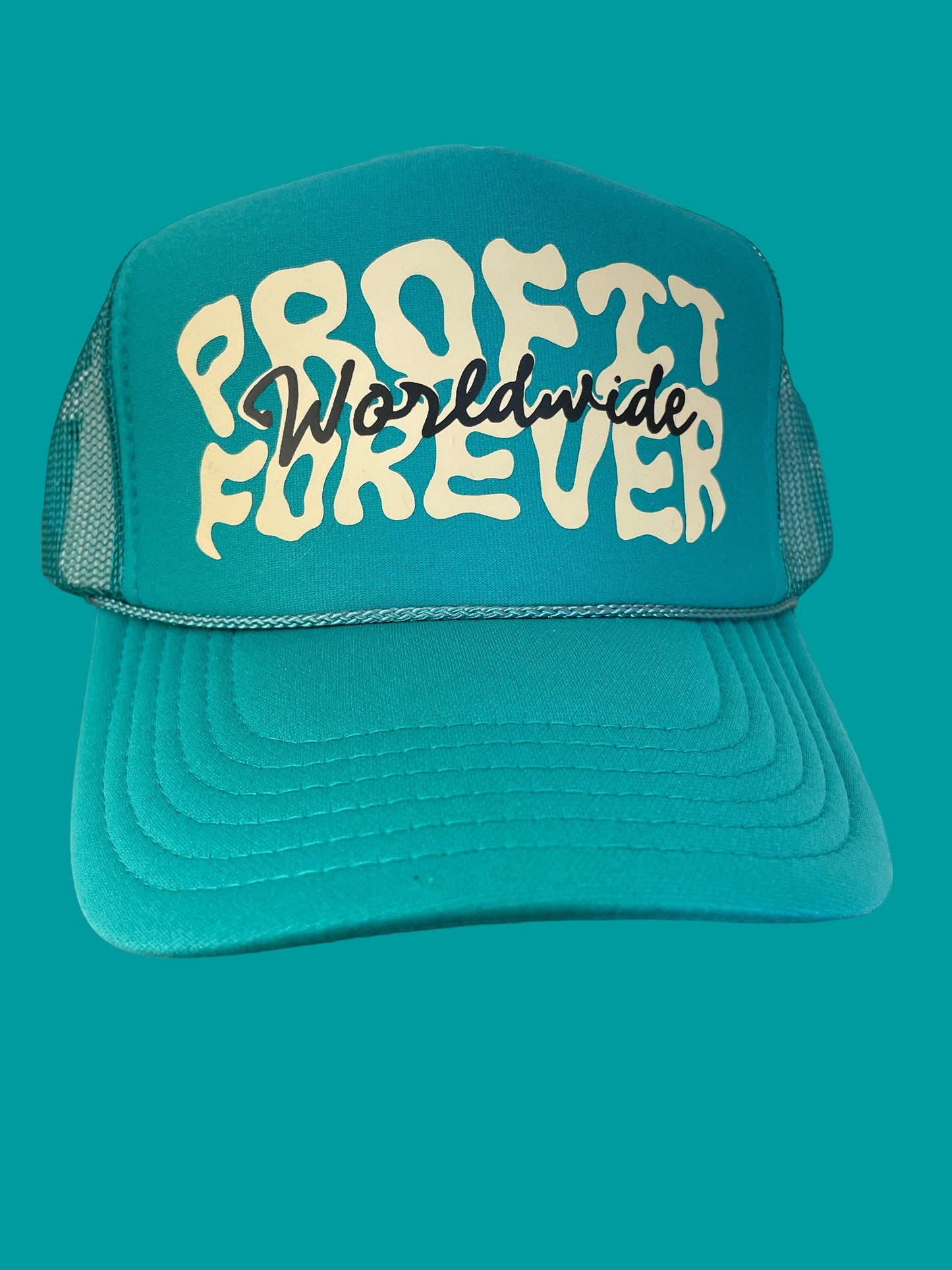 Teal Profit Worldwide Trucker