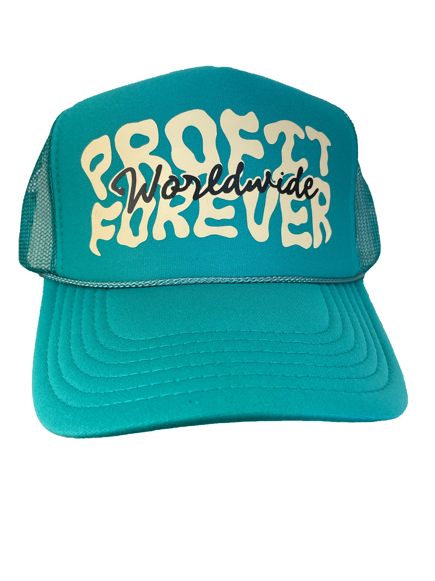 Teal Profit Worldwide Trucker