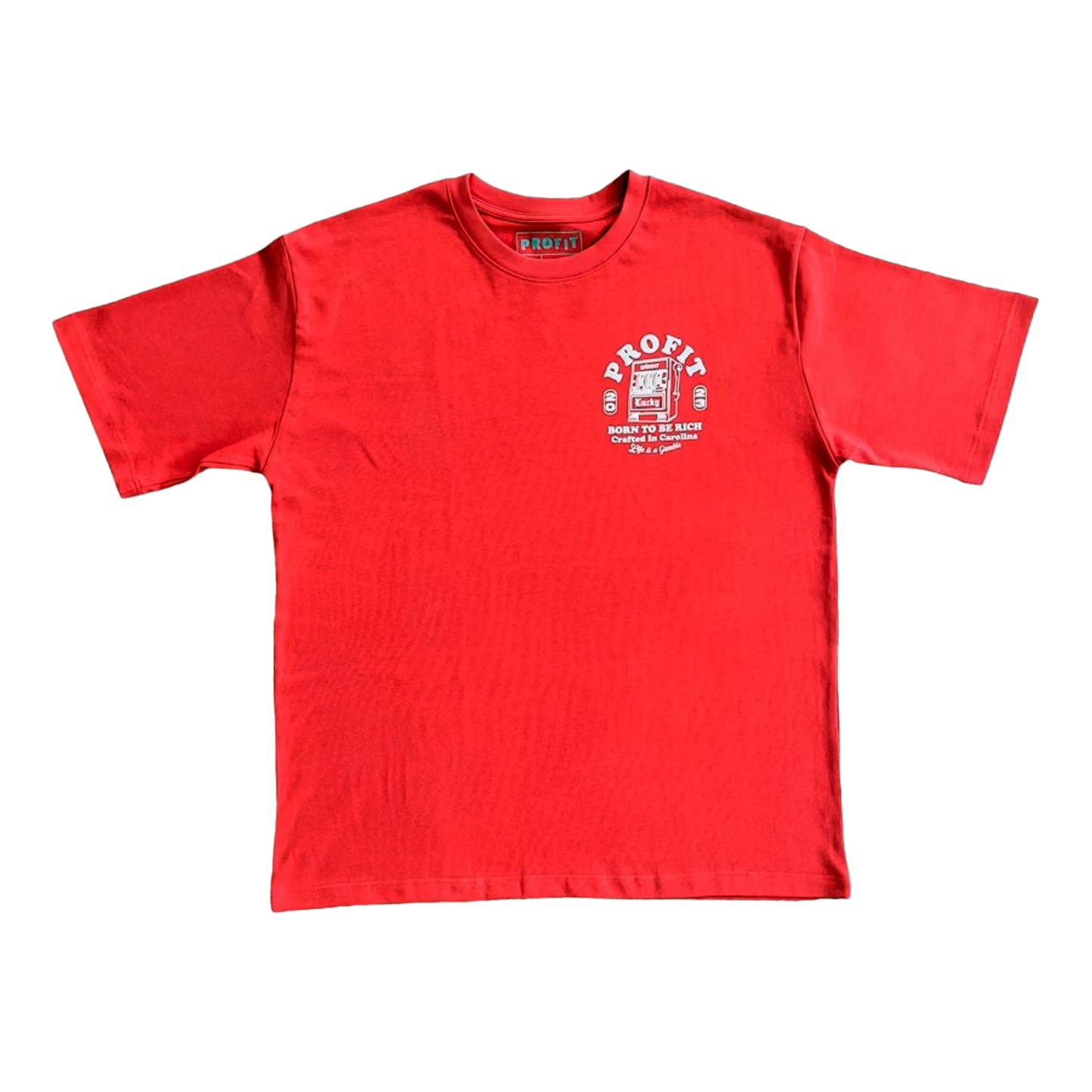 Red Profit “Born To Be Rich” Tee