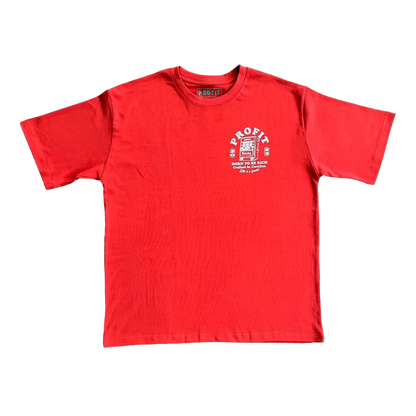 Red Profit “Born To Be Rich” Tee