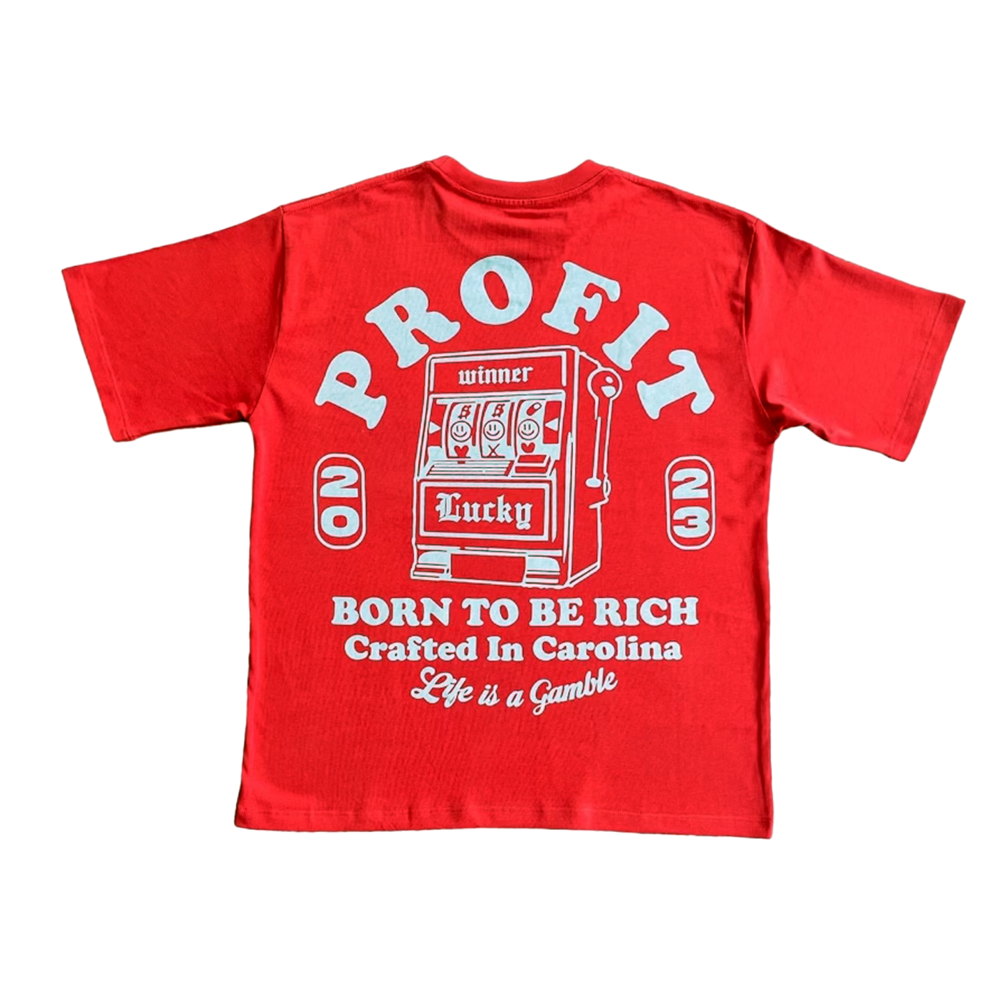 Red Profit “Born To Be Rich” Tee